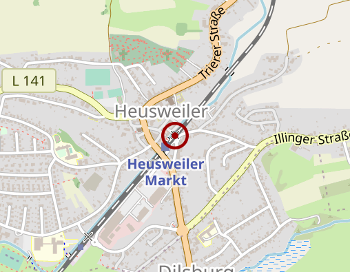 Karte: Betreuungsgruppe des Demenz-Vereins im Köllertal e. V.