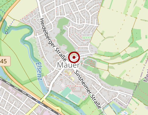 Karte: AGAPLESION DIAKONIEVERBUND RHEIN-NECKAR gGmbH AGAPLESION HAUS MAUER