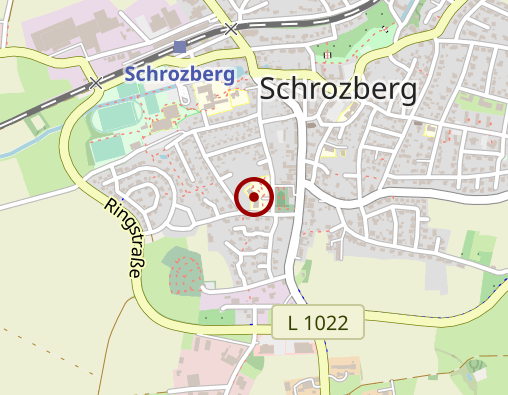 Karte: Vergissmeinnicht Betreuungsgruppe Schrozberg