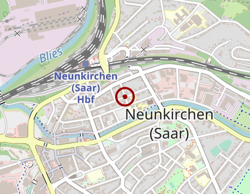 Karte: Familienunterstützender Dienst ASB Neunkirchen