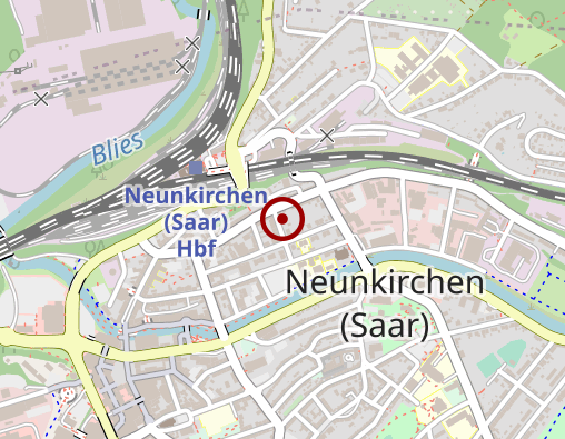 Karte: Familienunterstützender Dienst ASB Neunkirchen