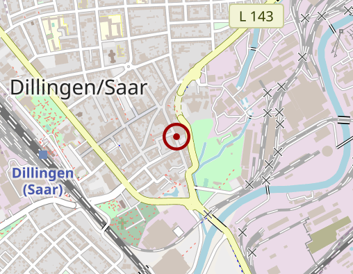 Karte: Ambulanter Pflegedienst des DRK-Landesverbandes Saarland