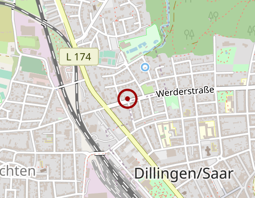 Karte: Ambulanter Pflegedienst des DRK-Landesverbandes Saarland