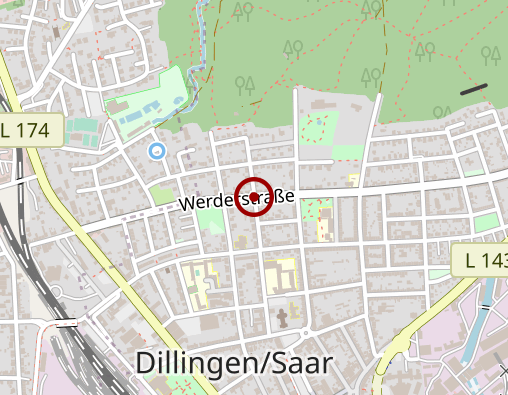 Karte: Caritas Sozialstation Dillingen-Nalbach