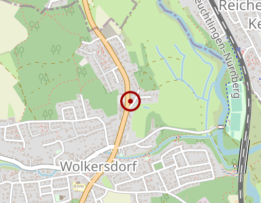 Karte: Tagespflege am Rednitzgrund der Diakonie Nürnberger Süden gGmbH