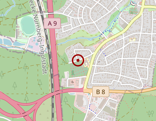 Karte: SenTa am Seniorenzentrum  Gottfried Seiler