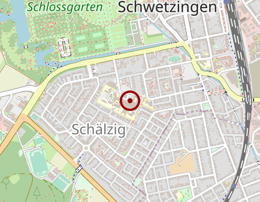 Karte: GRN Gesundheitszentren Rhein-Neckar gGmbH GRN-Seniorenzentrum "Haus am Schlossgarten"