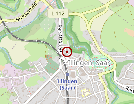 Karte: Gelenkzentrum-Saar Standort Illingen Gemeinschaftspraxis Dres. Lind | Mohr | Meggiorini / Tank / Abdullah