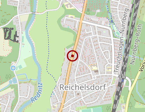 Karte: AWR Altenwohn- und Pflegeheim Nürnberg-Süd GmbH