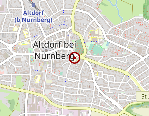 Karte: Krankenhäuser Nürnberger Land GmbH - Krankenhaus Altdorf