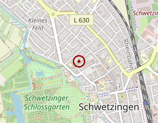 Karte: Betreuungsgruppe "Café Vergissmeinnicht" in Schwetzingen