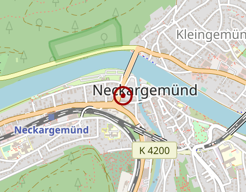 Karte: Kirchliche Nachbarschaftshilfe Neckargemünd
