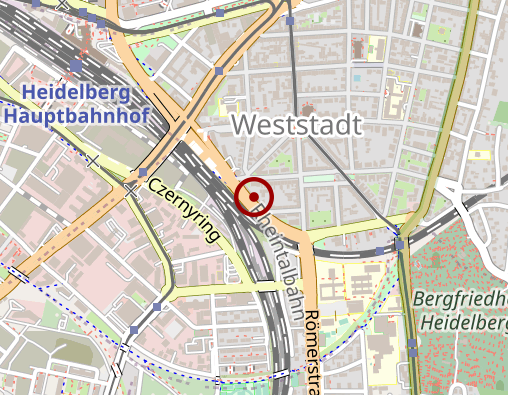 Karte: Bestattungshaus Hans W. Hiebeler GmbH