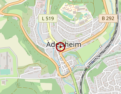 Karte: Sauter Bestattungshaus