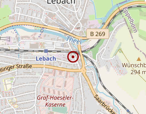 Karte: TDG Taxi Dillingen GmbH