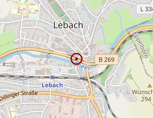 Karte: Caritas Sst. Lebach