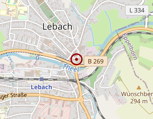 Karte: Caritas Sozialstation Lebach-Schmelz