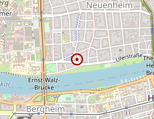 Karte: Institut f. analytische Kinder- u. Jugendlichen-Psychotherapie Heidelberg e.V.