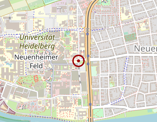 Karte: Universitätsklinikum Heidelberg