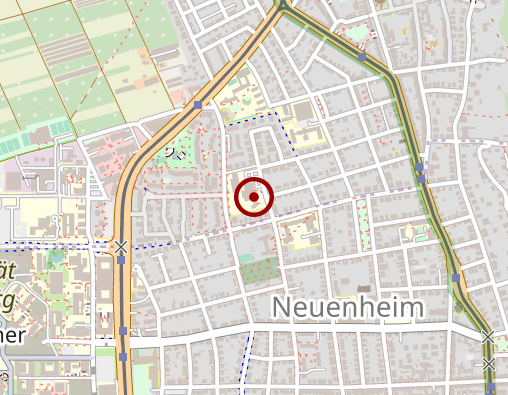 Karte: Therasport Heidelberg in der Klinik Sankt Elisabeth