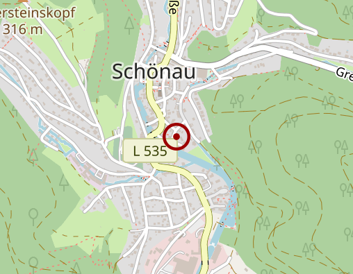 Karte: Betreuungsgruppe "Sonnenblume" in Schönau