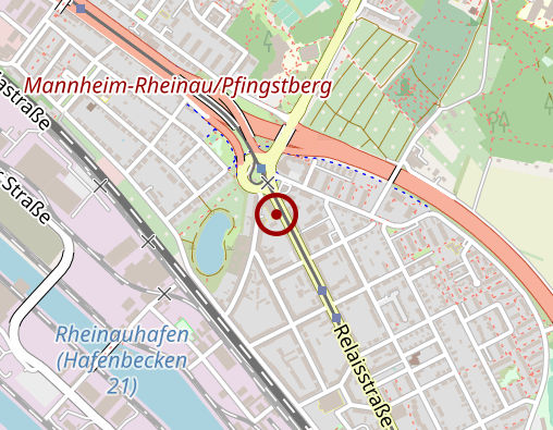 Karte: Evangelische Heimstiftung Baden GmbH Seniorenzentrum Rheinauer Tor