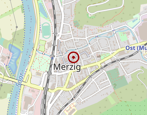 Karte: Caritasverband Saar-Hochwald e.V. - Sozialstation Merzig