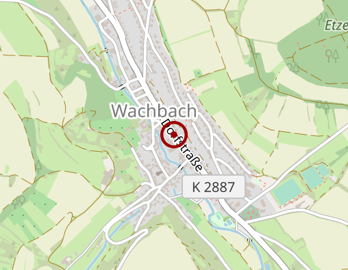 Karte: Betreuungsgruppe "Kraftquellen", Wachbach