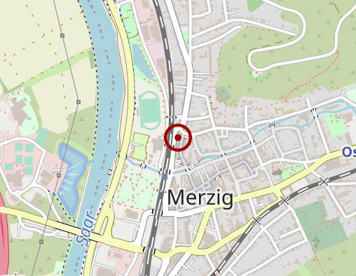 Karte: Familienentlastender Dienst - Lebenshilfe Merzig-Wadern