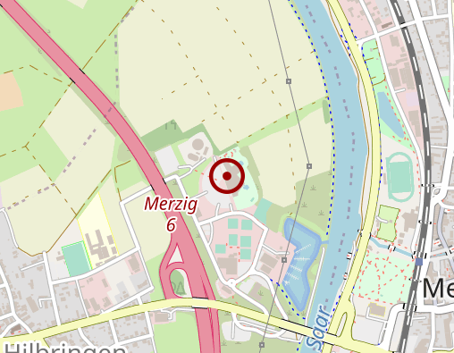 Karte: Das Bad Merzig