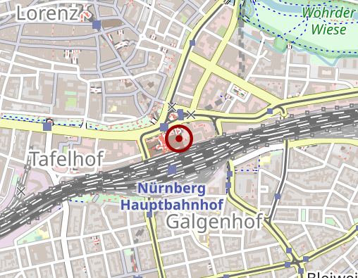 Karte: Schuh-u.Schlüsseldienst in der Königstorpassage Schmutzler & Schladi