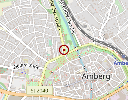 Karte: Johanniter-Pflege-Team-Amberg