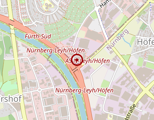 Karte: Schön Klinik Nürnberg Fürth SE & Co. KG