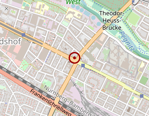 Karte: Frauen- & Mädchengesundheitszentrum Nürnberg e.V.