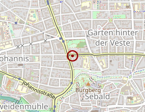 Karte: Institut für Psychoanlayse und Psychotherapie von Kindern und Jugendlichen Nürnberg e.V.