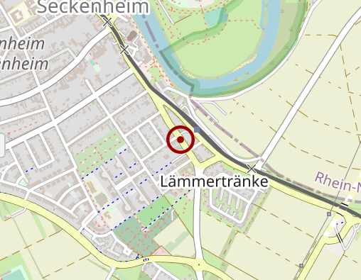 Karte: Caritasverband Mannheim e.V. Horst Schroff SeniorenPflegeZentrum