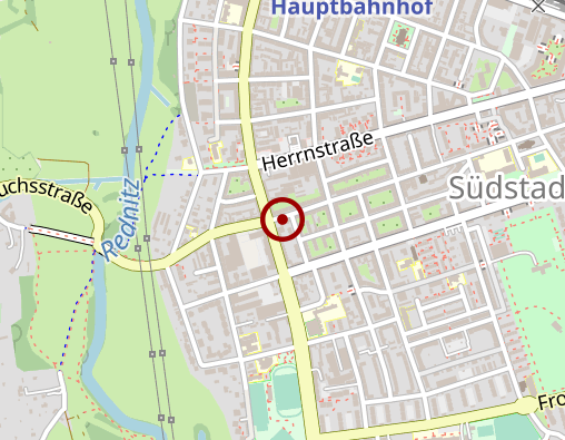 Karte: Ambulantes Pflegeteam Frank Brief