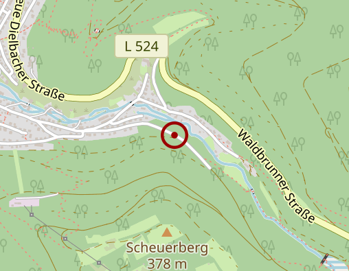 Karte: Gruppenbetreuung der Lebenshilfe OV Eberbach