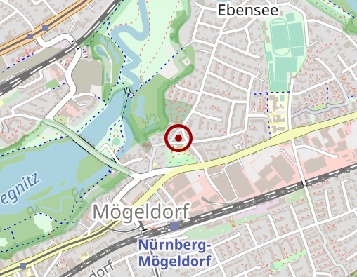 Karte: Ev. Gemeindeverein Nürnberg - Mögeldorf e.V. Tagespflege