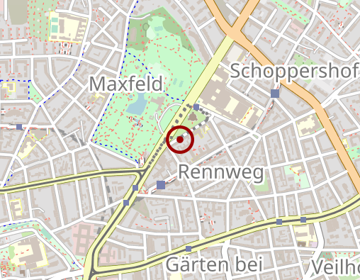 Karte: Betreutes Wohnen Stadtmission Nürnberg e.V.