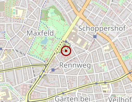 Karte: Betreutes Wohnen der Schwesternschaft Nürnberg vom BRK e.V.