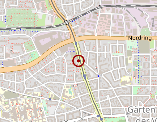 Karte: Johanniter-Unfall-Hilfe e.V. RV Mittelfranken Behindertenfahrdienst Krankentransport Hilfsorganisation