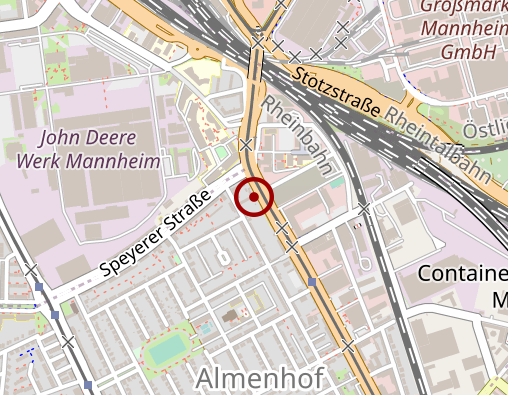 Karte: Ambulante Pflege VDA Mannheim GmbH