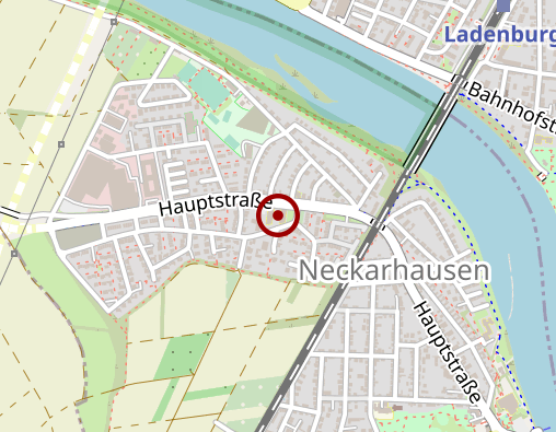 Karte: Avendi Senioren Service GmbH & Co. KG Pflegeheim Neckarhaus