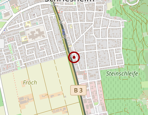 Karte: AWO Kreisverband Rhein-Neckar e.V. Tagespflege Schriesheim