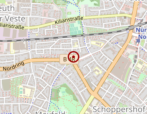 Karte: Betreutes Wohnen