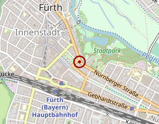 Karte: frohe füsse fusswohlstudio fürth