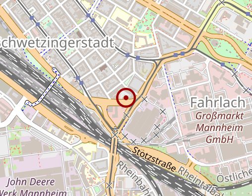 Karte: Curata-Seniorenwohnzentrum Albert-Schweitzer Mannheim GmbH