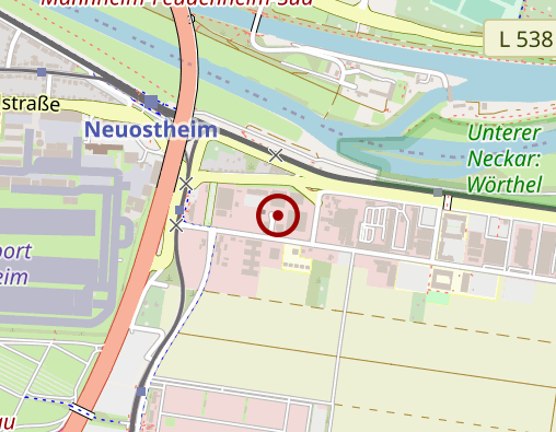 Karte: ide GmbH Direktion Mannheim