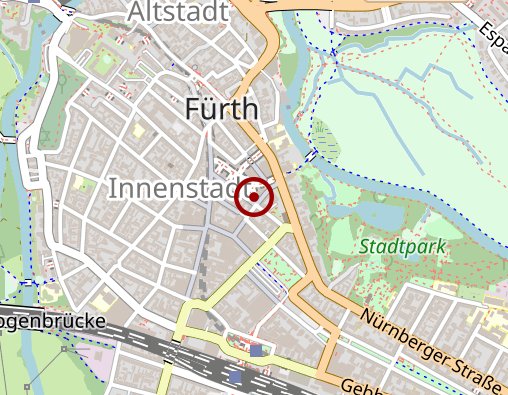 Karte: Caritas-Sozialstation f.d. Stadt u.d. Landkreis Fürth